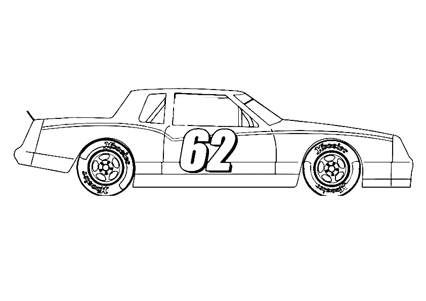 Racing Car Coloring Pages 27