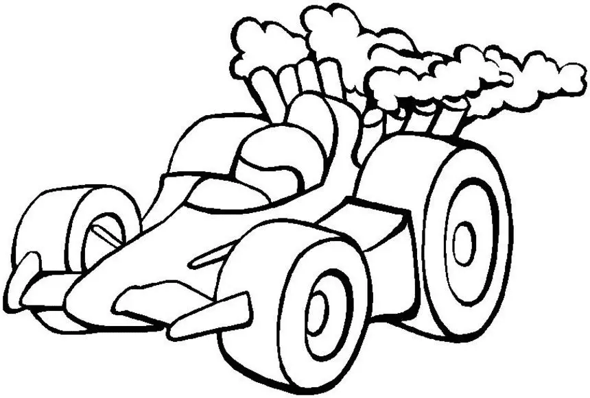 Racing Car Coloring Pages 28