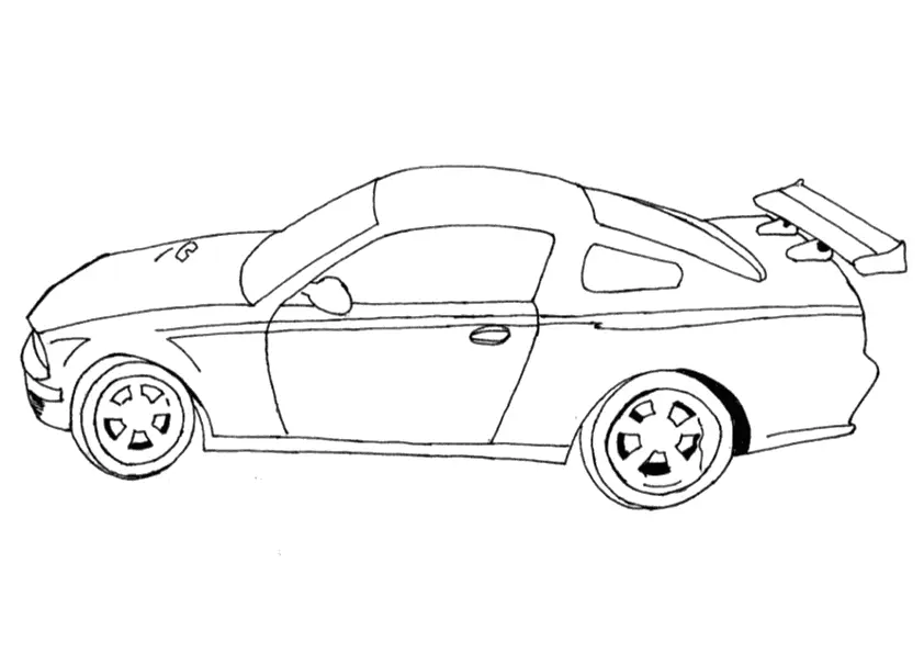 Racing Car Coloring Pages 30