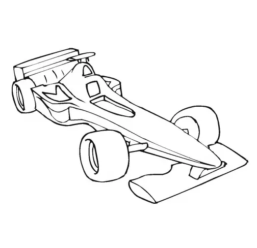 Racing Car Coloring Pages 33