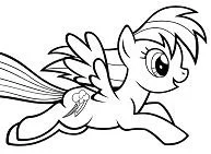 Regenbogen Dash Ausmalbilder 10