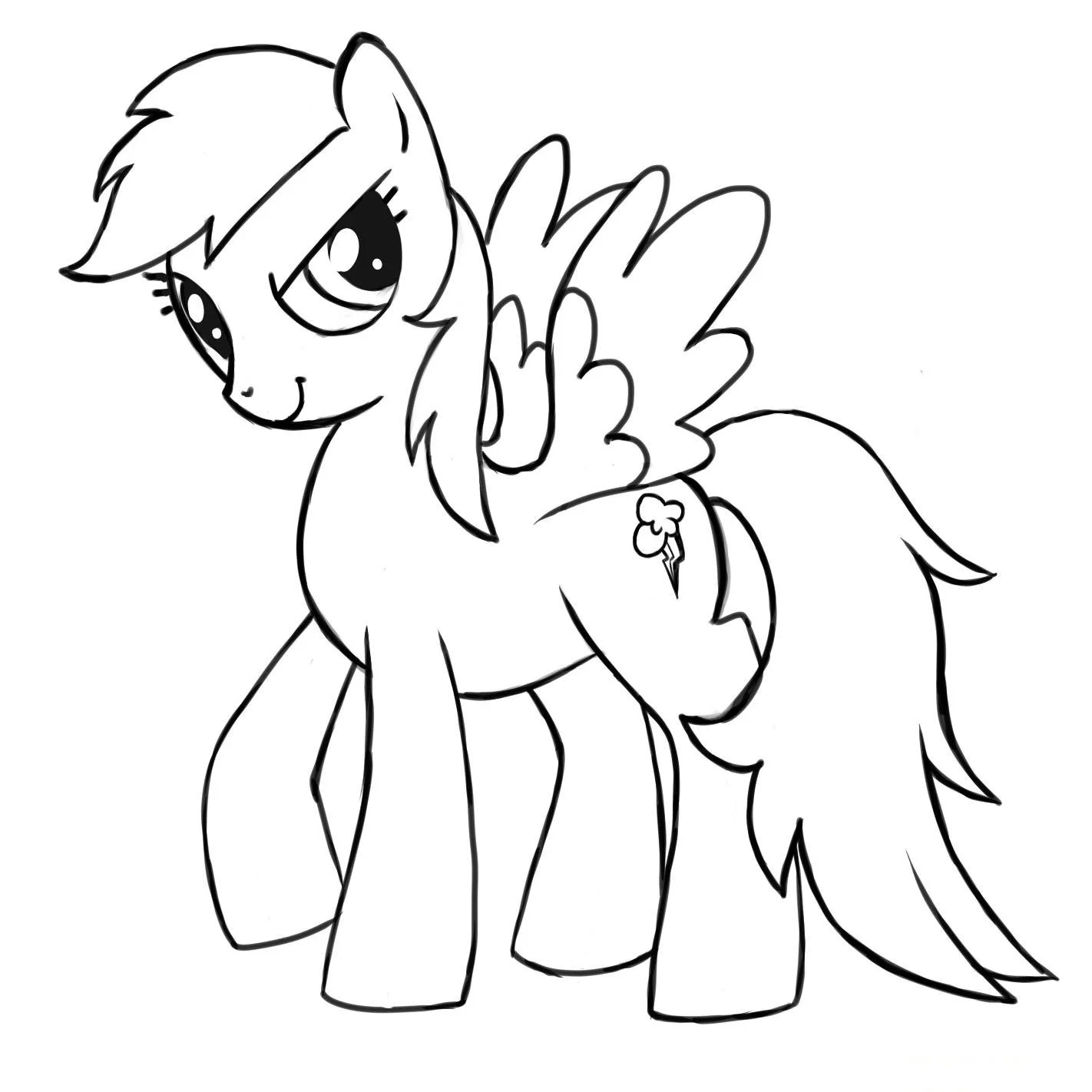Regenbogen Dash Ausmalbilder 18