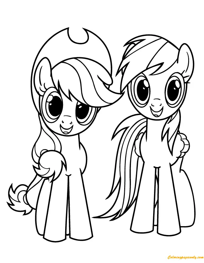 Regenbogen Dash Ausmalbilder 19