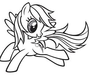 Regenbogen Dash Ausmalbilder 20