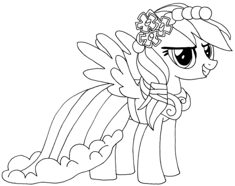 Regenbogen Dash Ausmalbilder 7