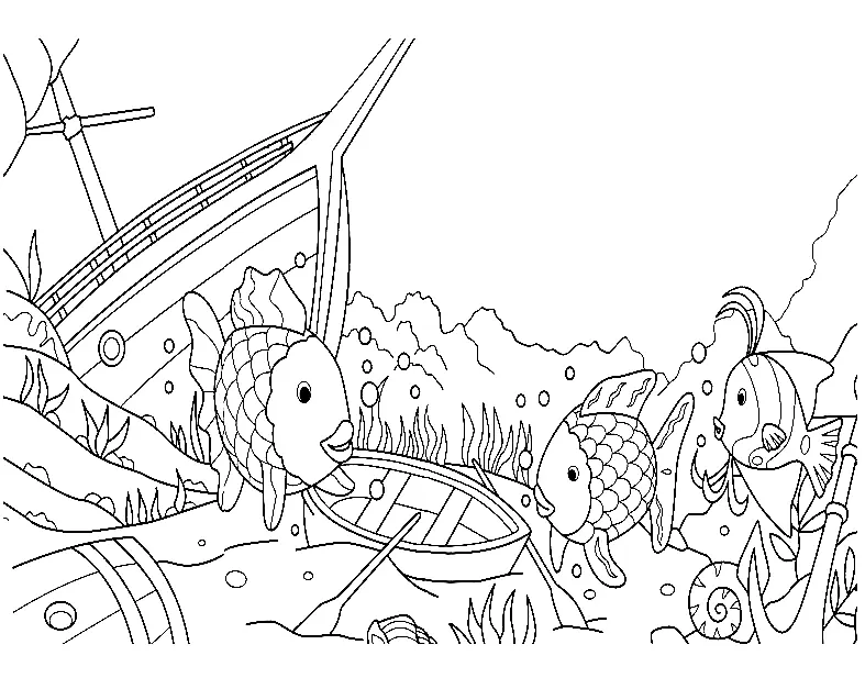 Regenbogenfisch Ausmalbilder 21