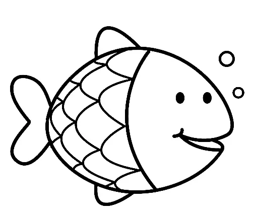 Regenbogenfisch Ausmalbilder 8