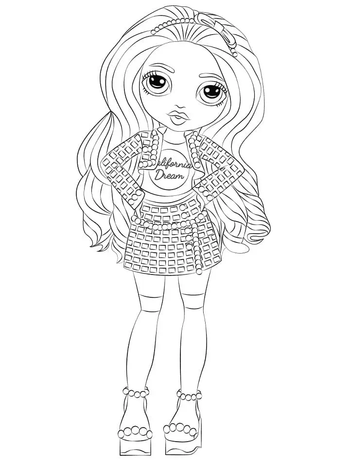 Desenhos de Rainbow High Para Colorir 14