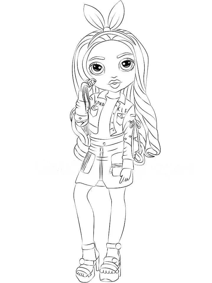 Desenhos de Rainbow High Para Colorir 19
