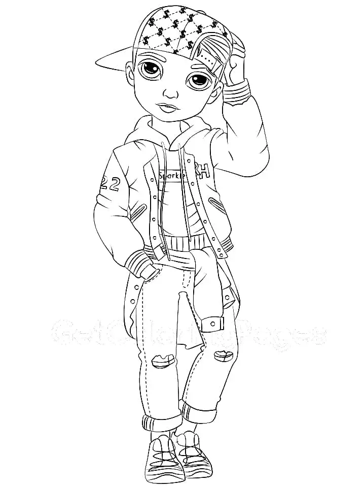 Desenhos de Rainbow High Para Colorir 35