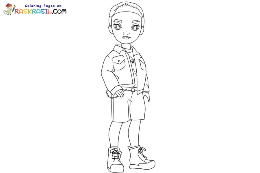 Desenhos de Rainbow High Junior Para Colorir