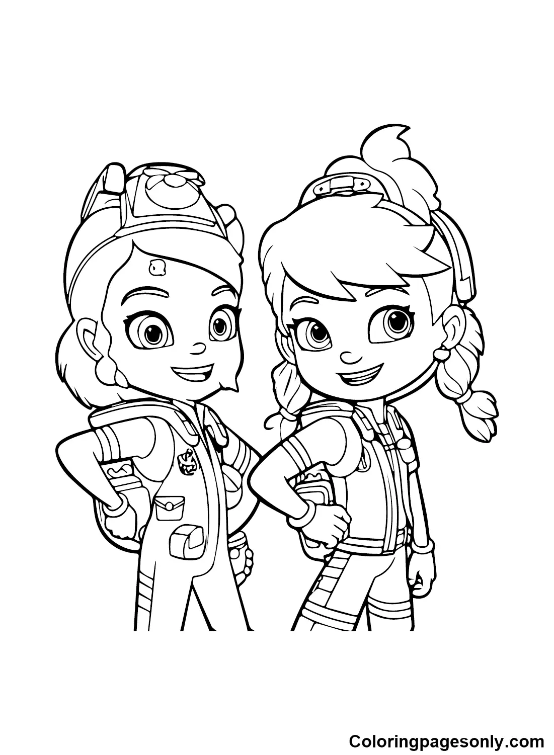 Desenhos de Rainbow Rangers Para Colorir 11