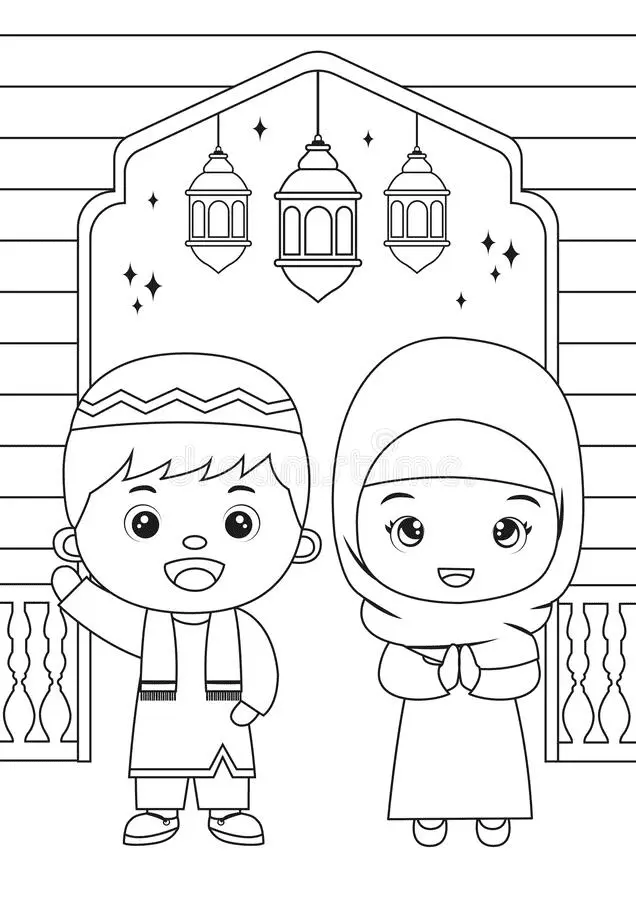Ramadan Ausmalbilder 1