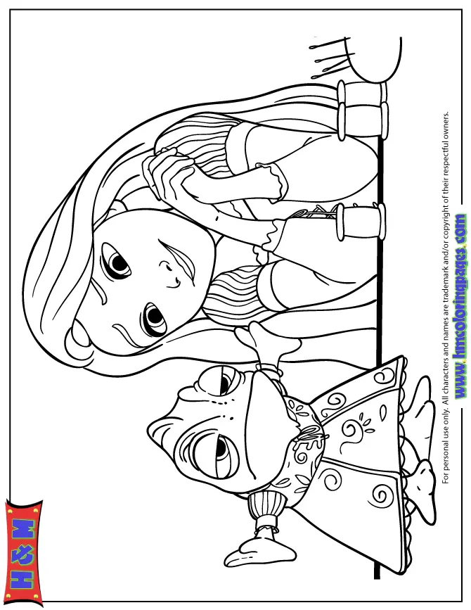 Rapunzel Ausmalbilder 17