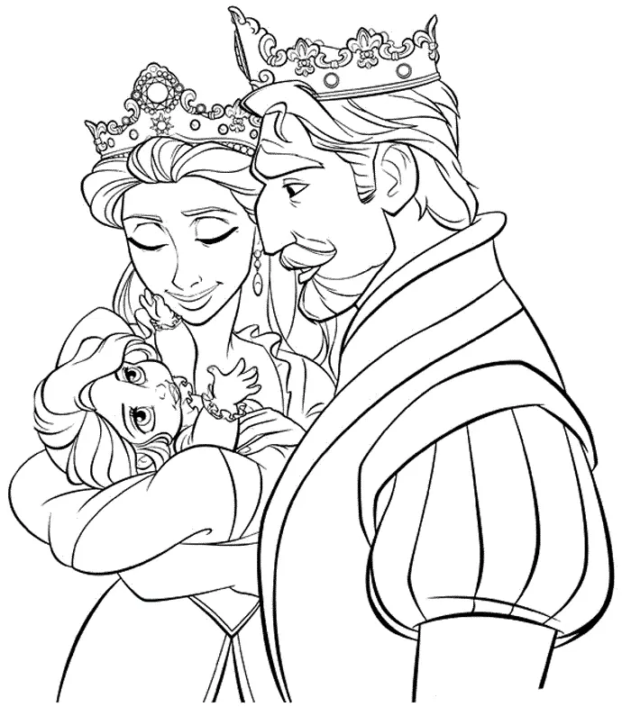 Rapunzel Para Colorear 2