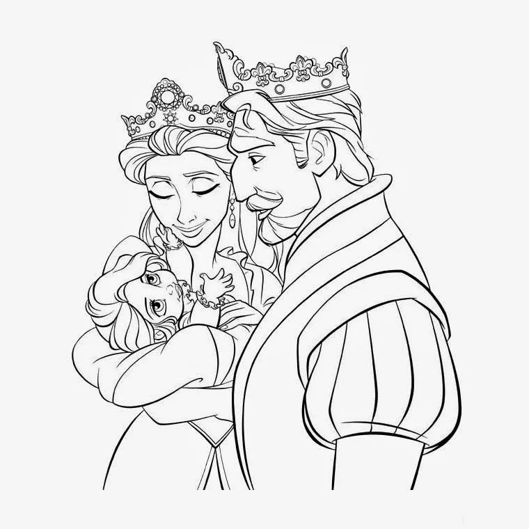 Rapunzel Para Colorear 20