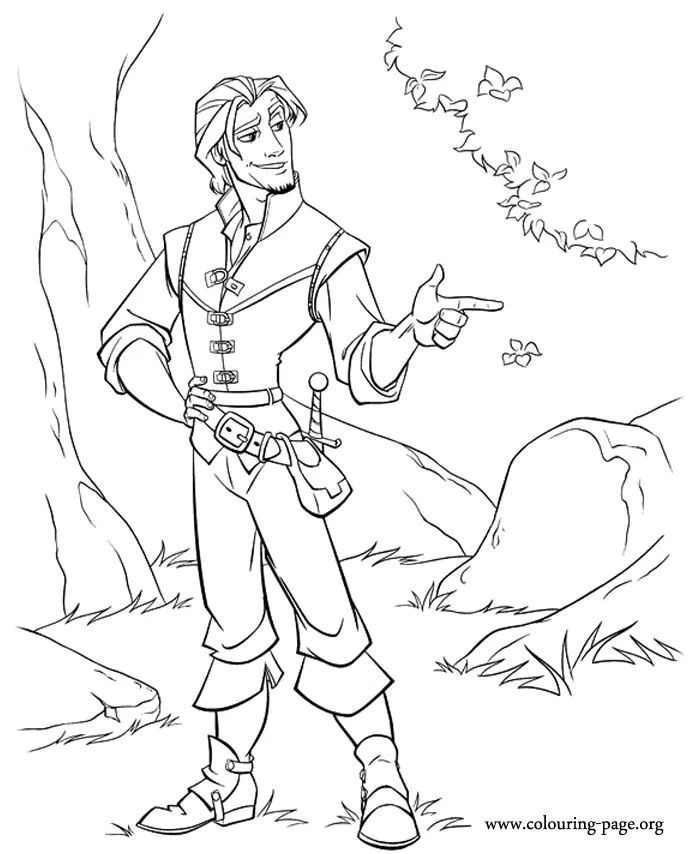 Rapunzel Para Colorear 22