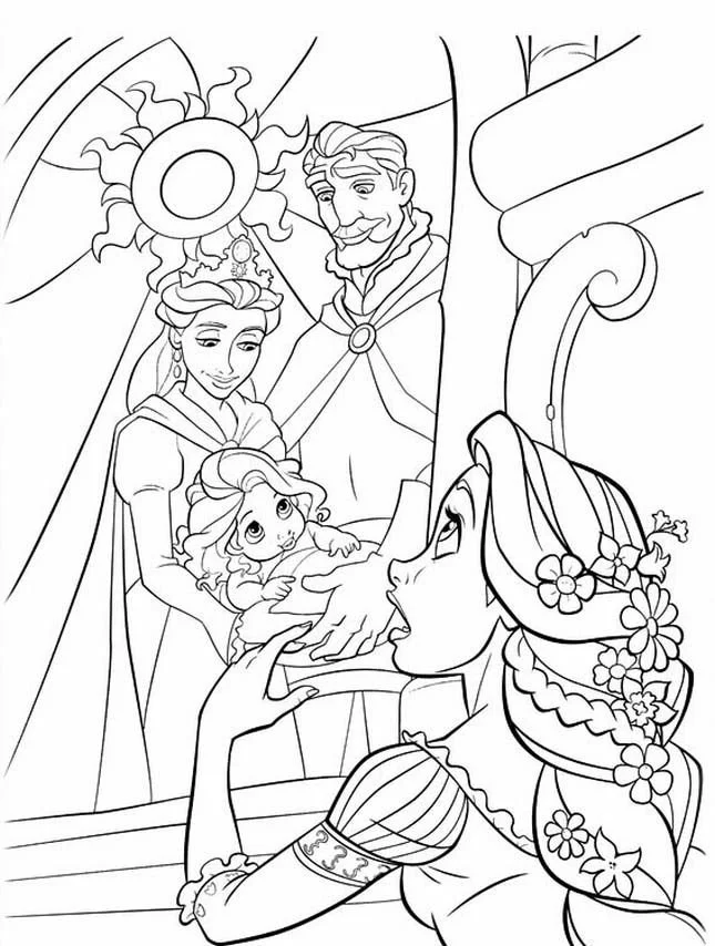 Rapunzel Para Colorear 27