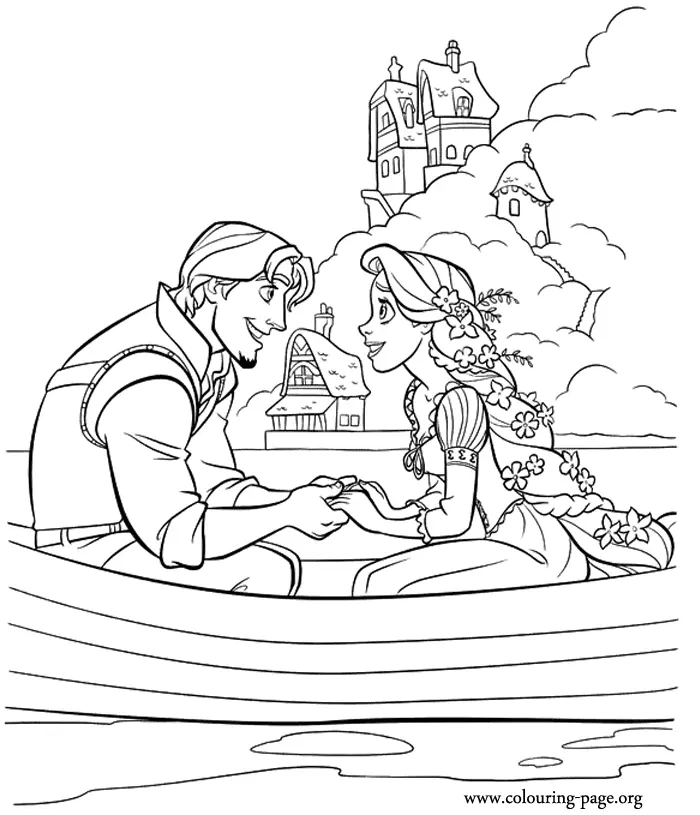 Rapunzel Para Colorear 3