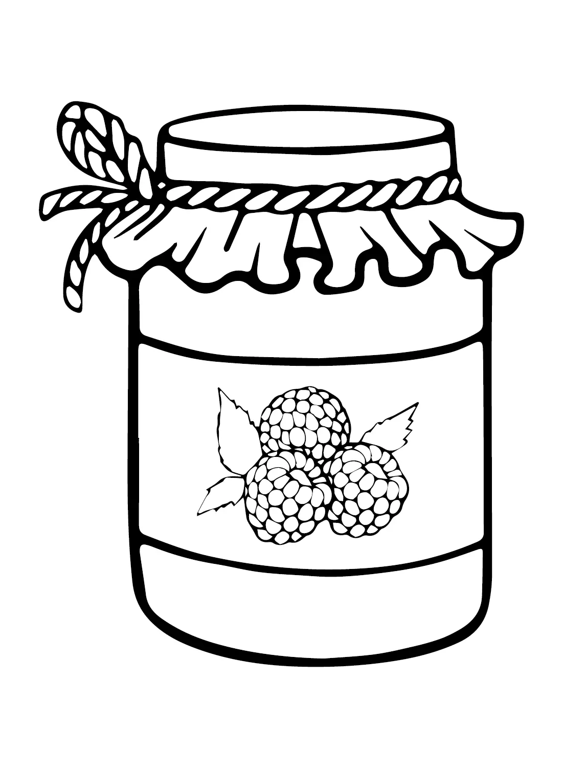 Desenhos de Framboesa Para Colorir 11