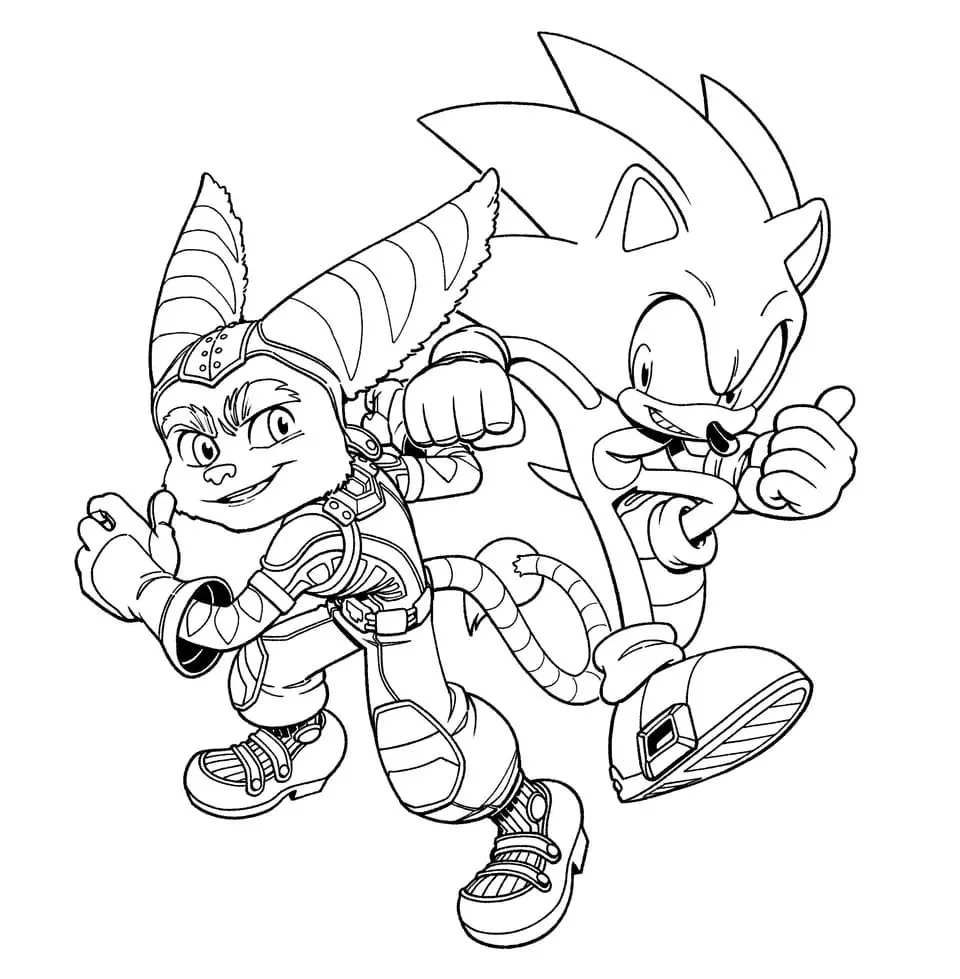 Ratchet und Clank Ausmalbilder 51