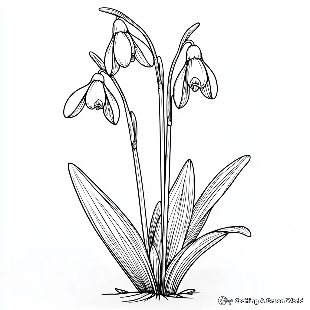 Realistic Flower Coloring Pages 106