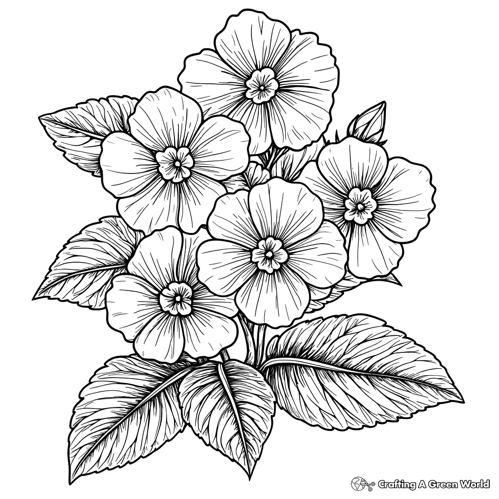 Flores Realistas para Colorir 112