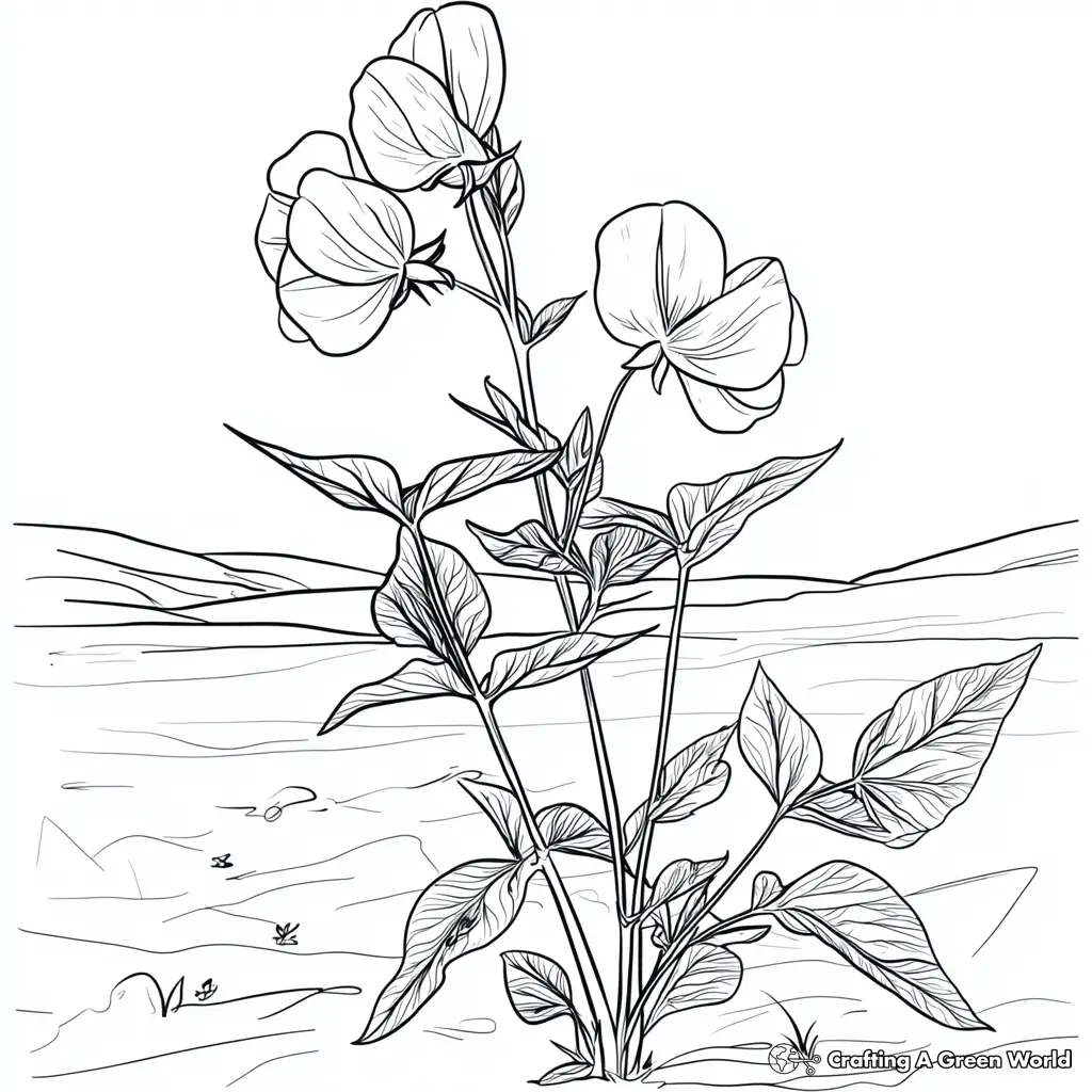Realistic Flower Coloring Pages 140