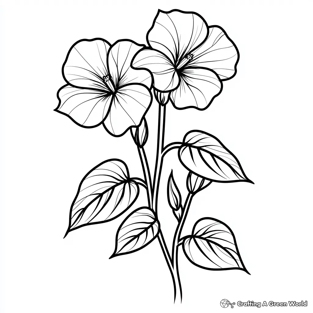 Flores Realistas para Colorear 188