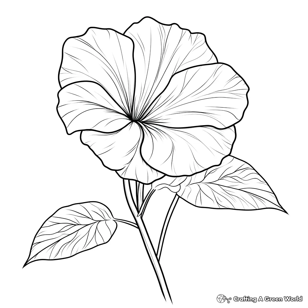 Realistic Flower Coloring Pages 191