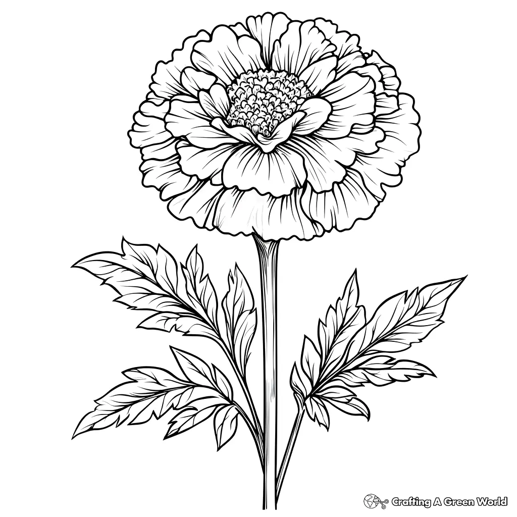 Flores Realistas para Colorear 202