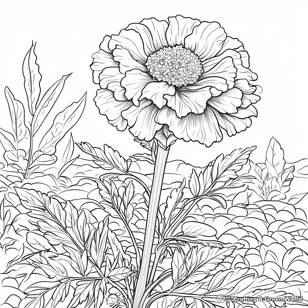 Flores Realistas para Colorear 205