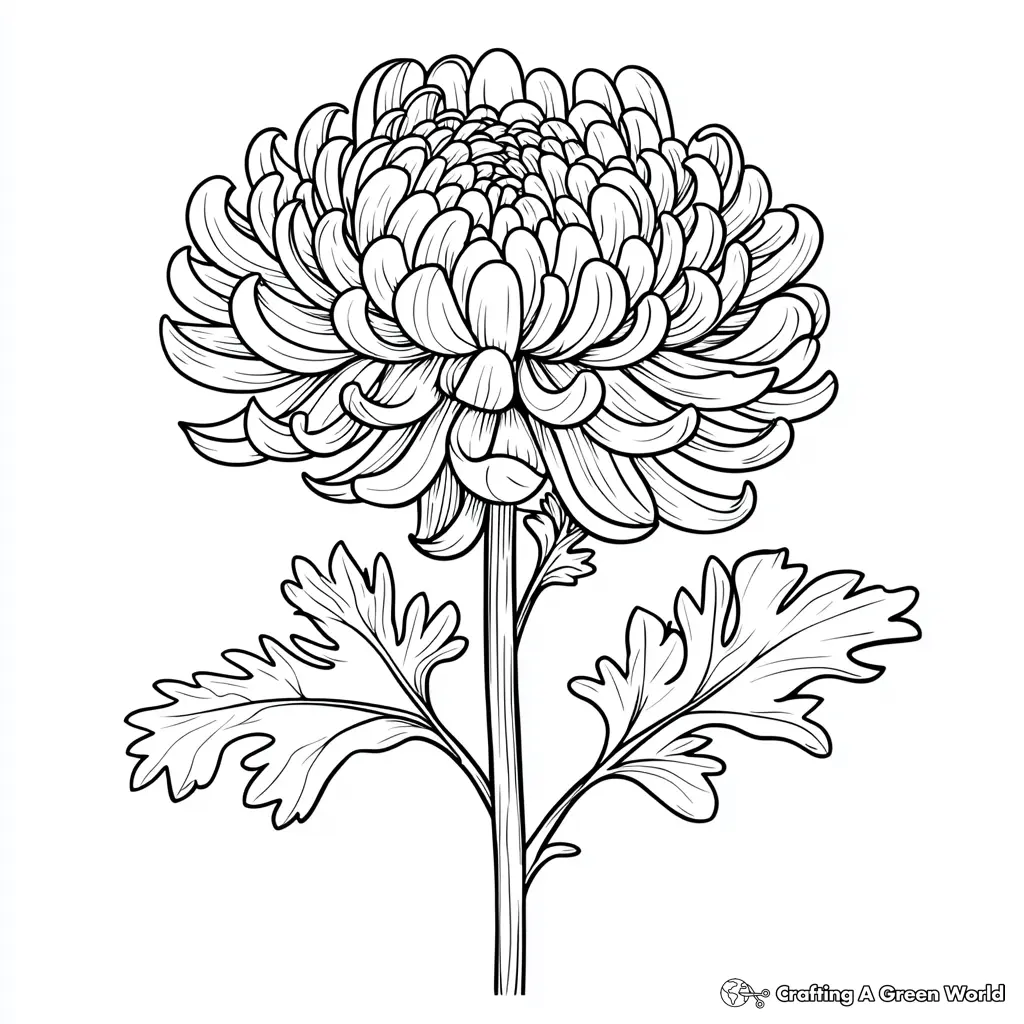 Flores Realistas para Colorir 209