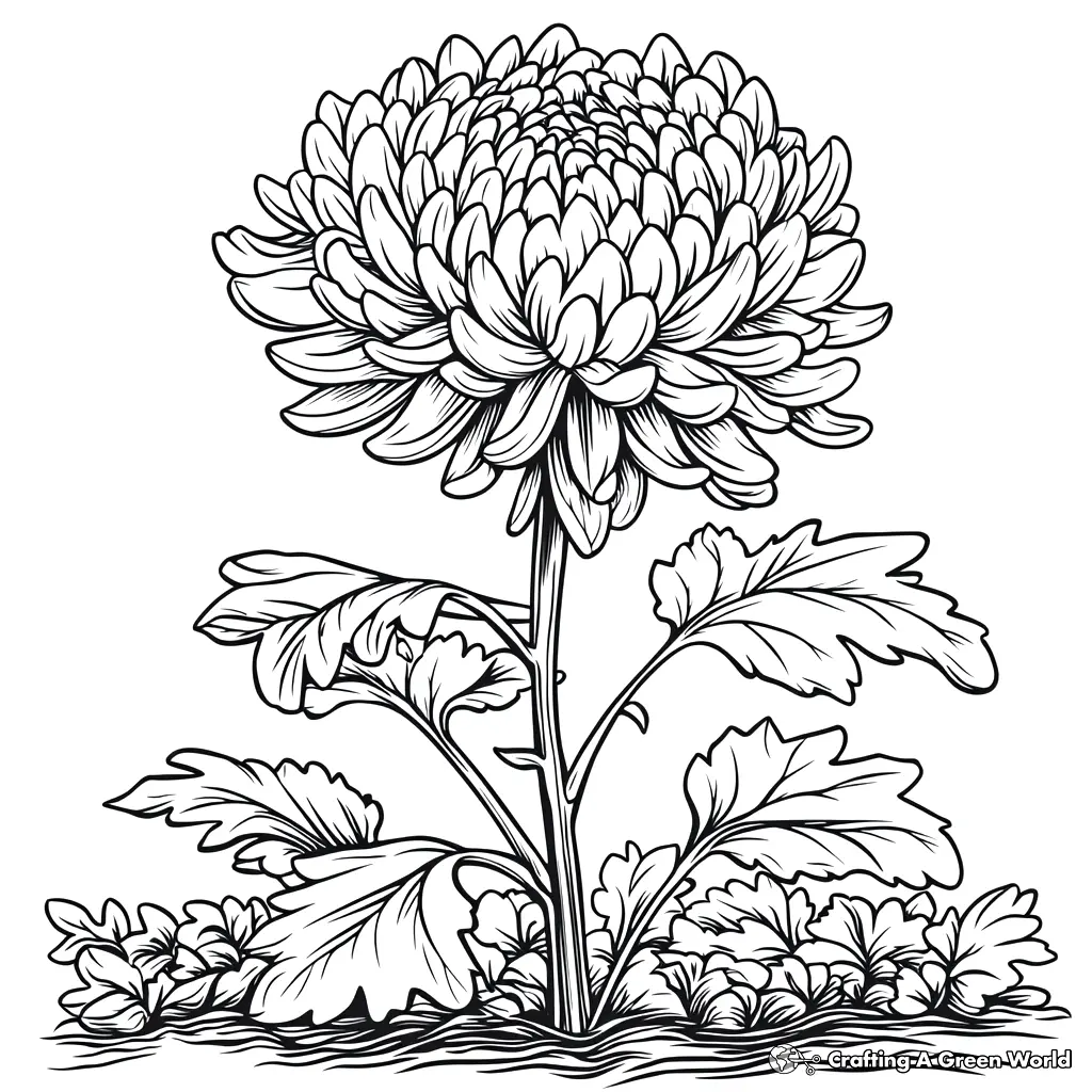 Flores Realistas para Colorir 210