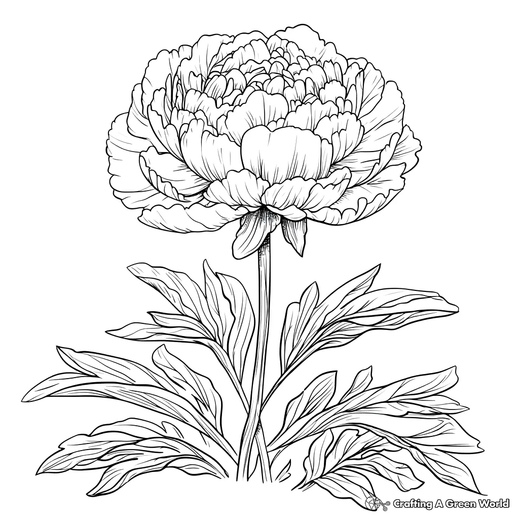 Flores Realistas para Colorear 221