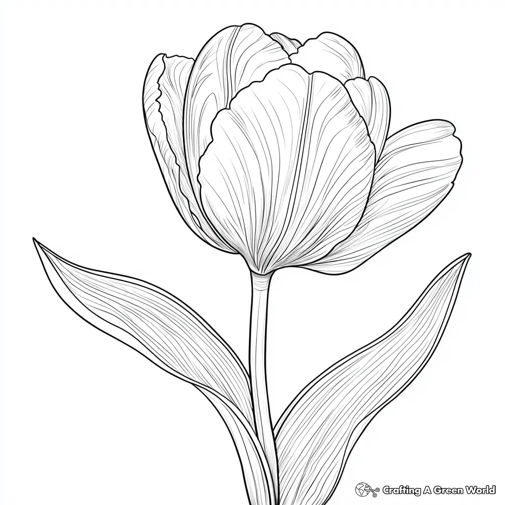 Flores Realistas para Colorir 57