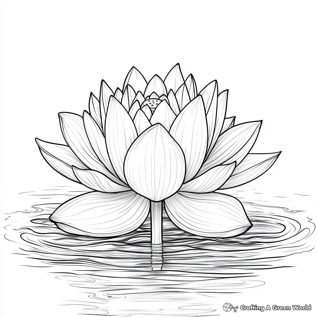 Flores Realistas para Colorir 65