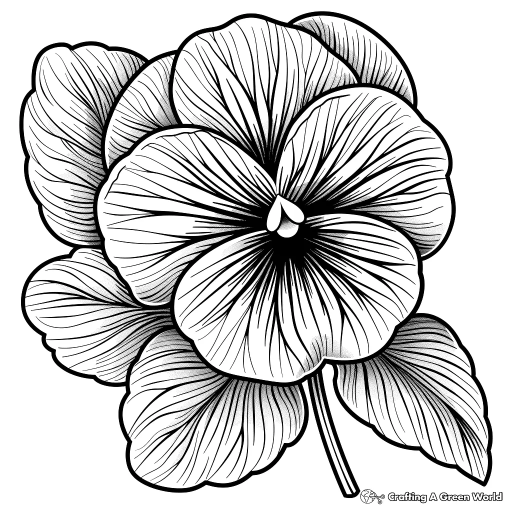 Flores Realistas para Colorir 78