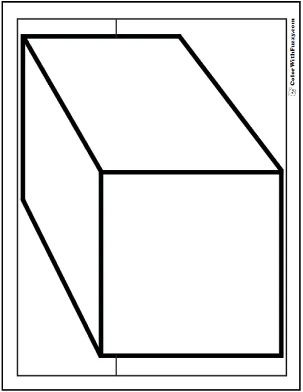 Forma Retangulo Para Colorir 1