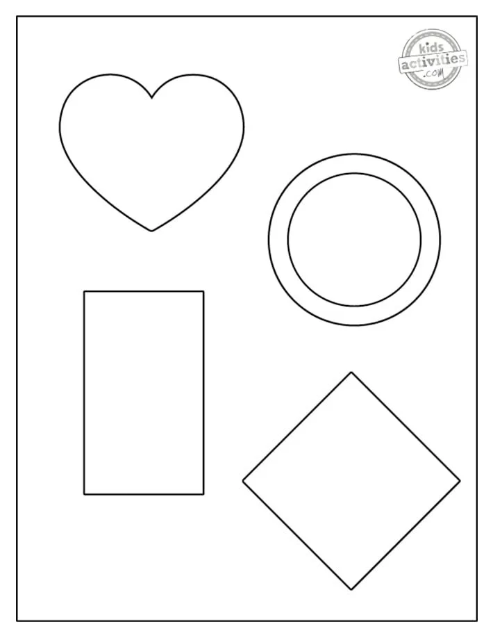 Forma Retangulo Para Colorir 13