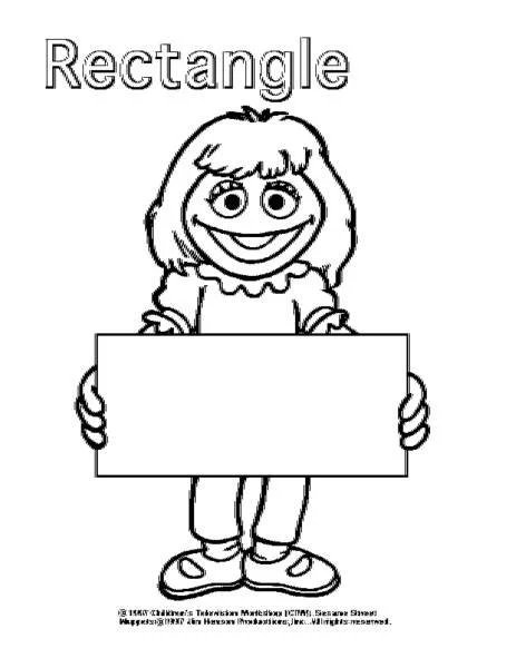 Forma Retangulo Para Colorir 2
