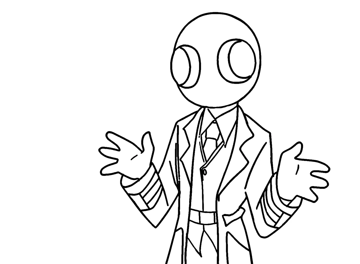 Red Rainbow Friends Coloring Pages 12