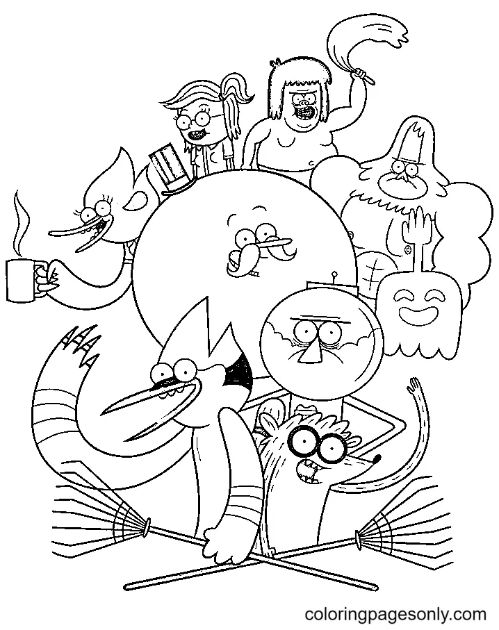Desenhos de Apenas um show Para Colorir 2