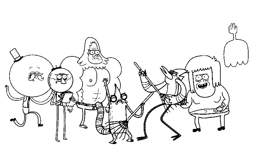 Desenhos de Apenas um show Para Colorir 32