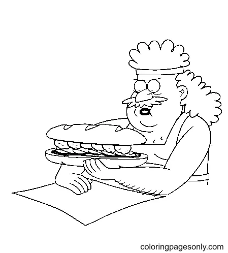Desenhos de Apenas um show Para Colorir 48