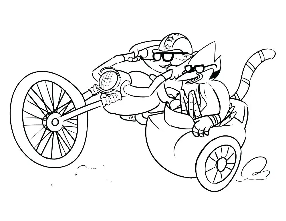Regular Show Ausmalbilder 49