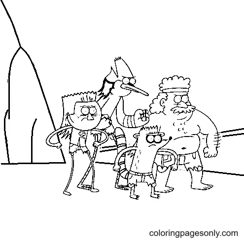 Regular Show Ausmalbilder 50