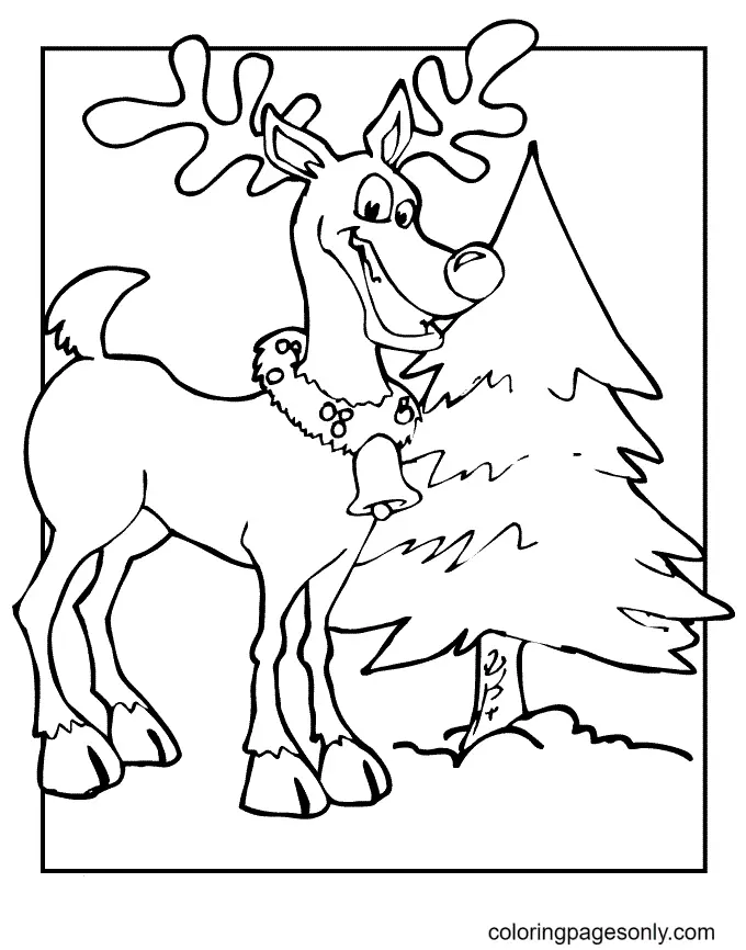 Reindeer Coloring Pages 63