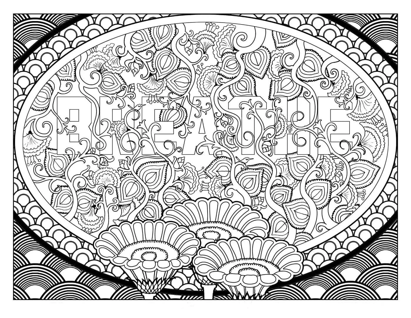 Relax Coloring Pages 99