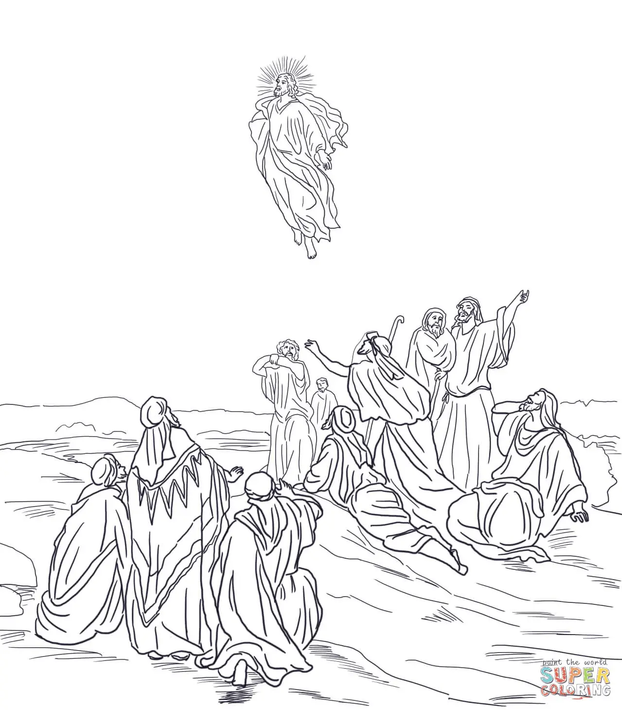 Religiöse Ostern Ausmalbilder 13